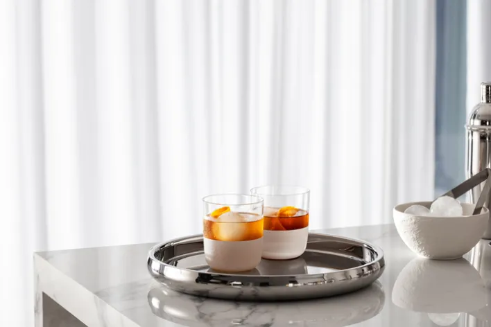 Villeroy & Boch Whiskyglas MANUFACTURE ROCK BLANC 4er Set weiß matt