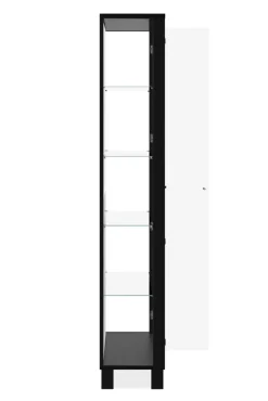Vitrine ALBI 62 x 189 cm schwarz