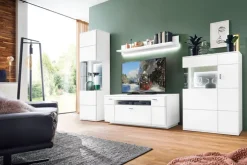 Vitrine AMORA 60 cm NB weiß /anthrazit 3D