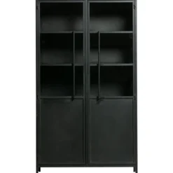 Vitrine EXHIBIT 90 x 170 cm schwarz