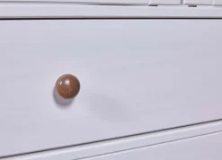 Vitrine JACOB weiß Massivholz