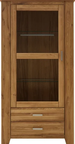 Vitrine LOFT I 104 x 206 cm Eiche braun