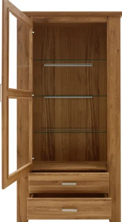 Vitrine LOFT I 104 x 206 cm Eiche braun