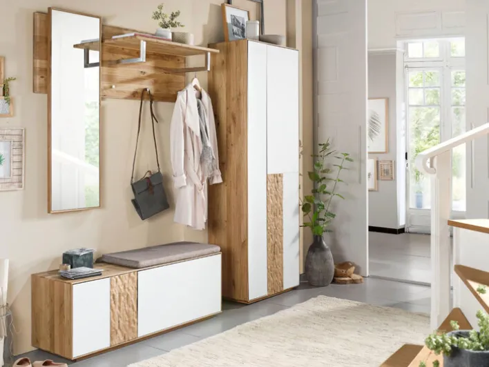 Wandpaneel RUBIS 122,5 x 117 x 36 cm Massiv braun