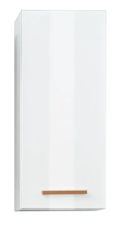 Wandschrank 30 x 70 x 20 cm in Weiß/Braun