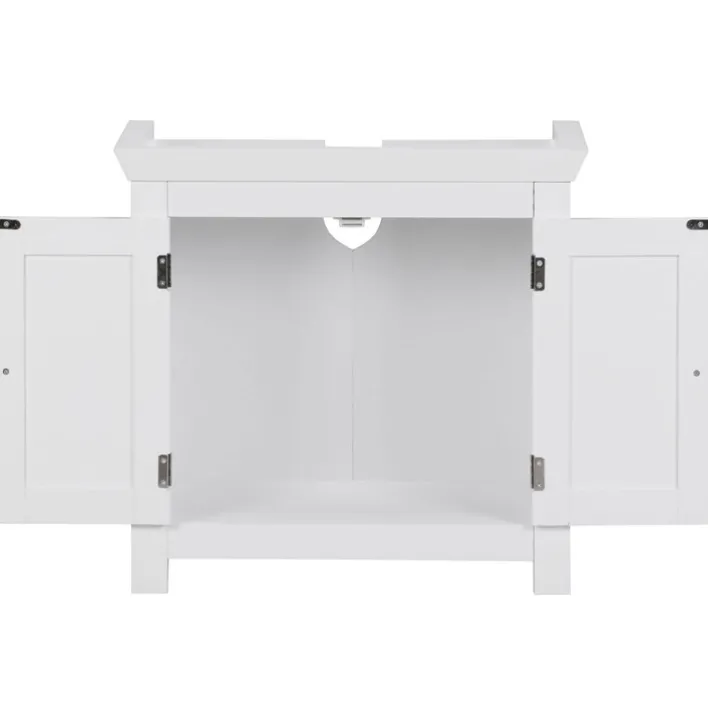 Waschbeckenunterschrank 57 x 56 cm weiß