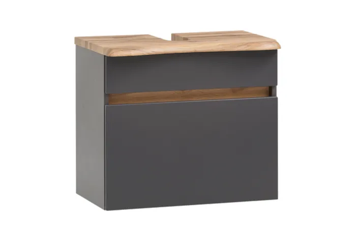 Waschbeckenunterschrank BRÜGGE grau 61cm