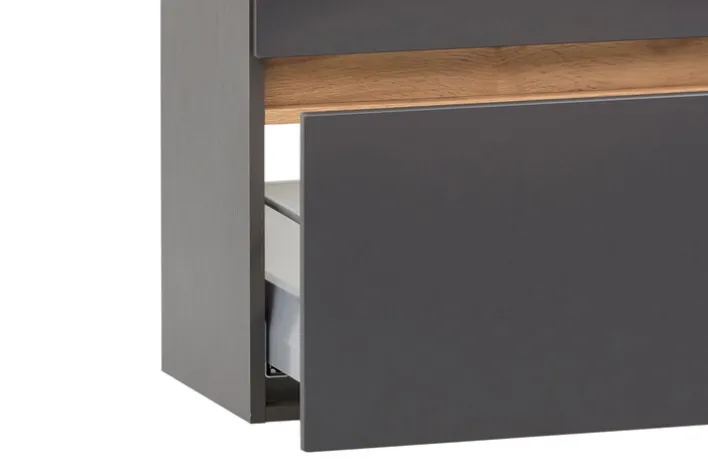 Waschbeckenunterschrank BRÜGGE grau 61cm