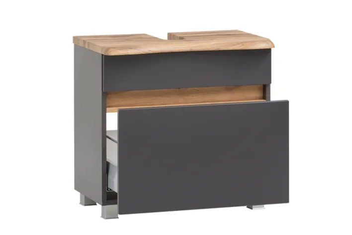 Waschbeckenunterschrank BRÜGGE grau 61cm