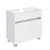 Waschbeckenunterschrank BAABE 60 x 55 cm Weiß matt