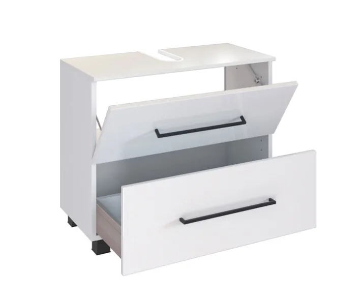 Waschbeckenunterschrank LUZERN 70 x 53 cm Weiß matt