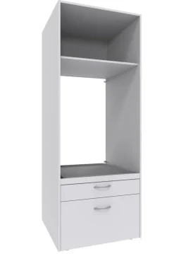 Waschmaschinenumbauschrank MULTIRAUMKONZEPT 70 x 185 cm weiß