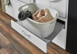 Waschmaschinenumbauschrank MULTIRAUMKONZEPT 70 x 185 cm weiß