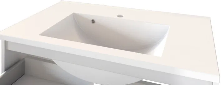 Waschtisch LIVORNO 60 x 54 cm Wotan Eiche