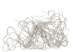 Weihnachtskugel Aufhänger 50 Stück silberfarbig