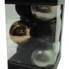 Weihnachtskugel Set 9-tlg. 6 cm mehrfarbig modern