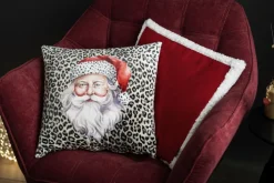 Wendekissen 46x46cm rot-weiß