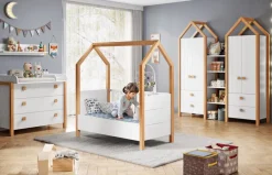 Wickelkommode BEACH Kiefer weiß/ Abs. Birke