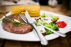 WMF Besteckset Steak 12-teilig Holz /Edelstahl silberfarbig