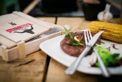 WMF Besteckset Steak 12-teilig Holz /Edelstahl silberfarbig