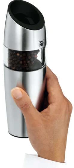 WMF elektrische Salz-/ Pfeffermühle silberfarbig