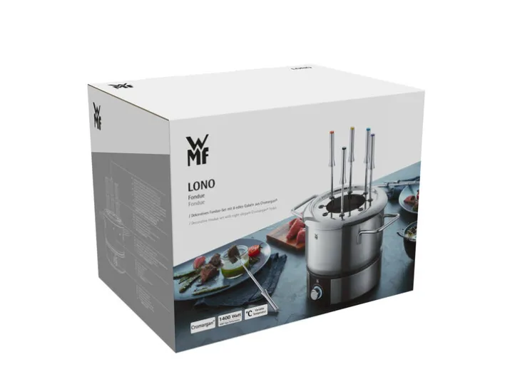 WMF Fondue-Set LONO 10-teilig Edelstahl