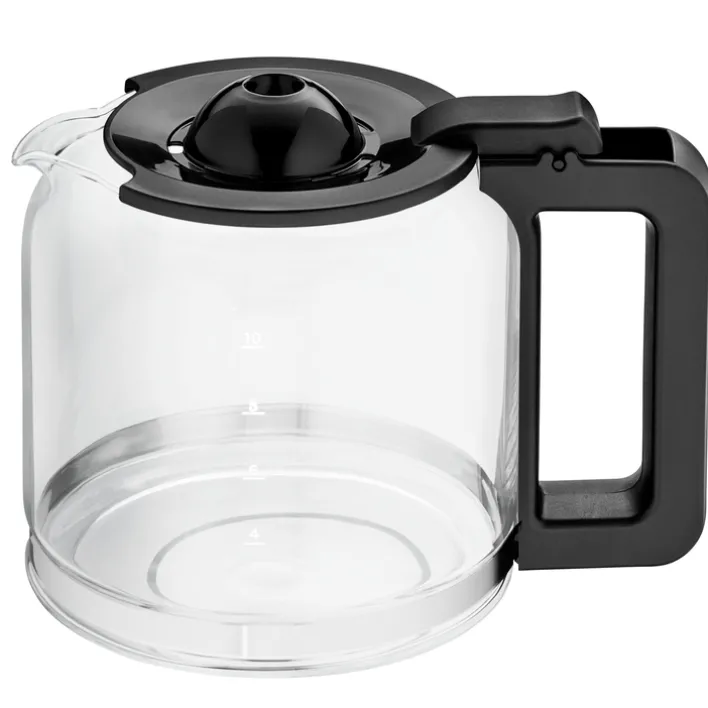 WMF Kaffeemaschine STELIO BLACK Glas Metall Deep Black