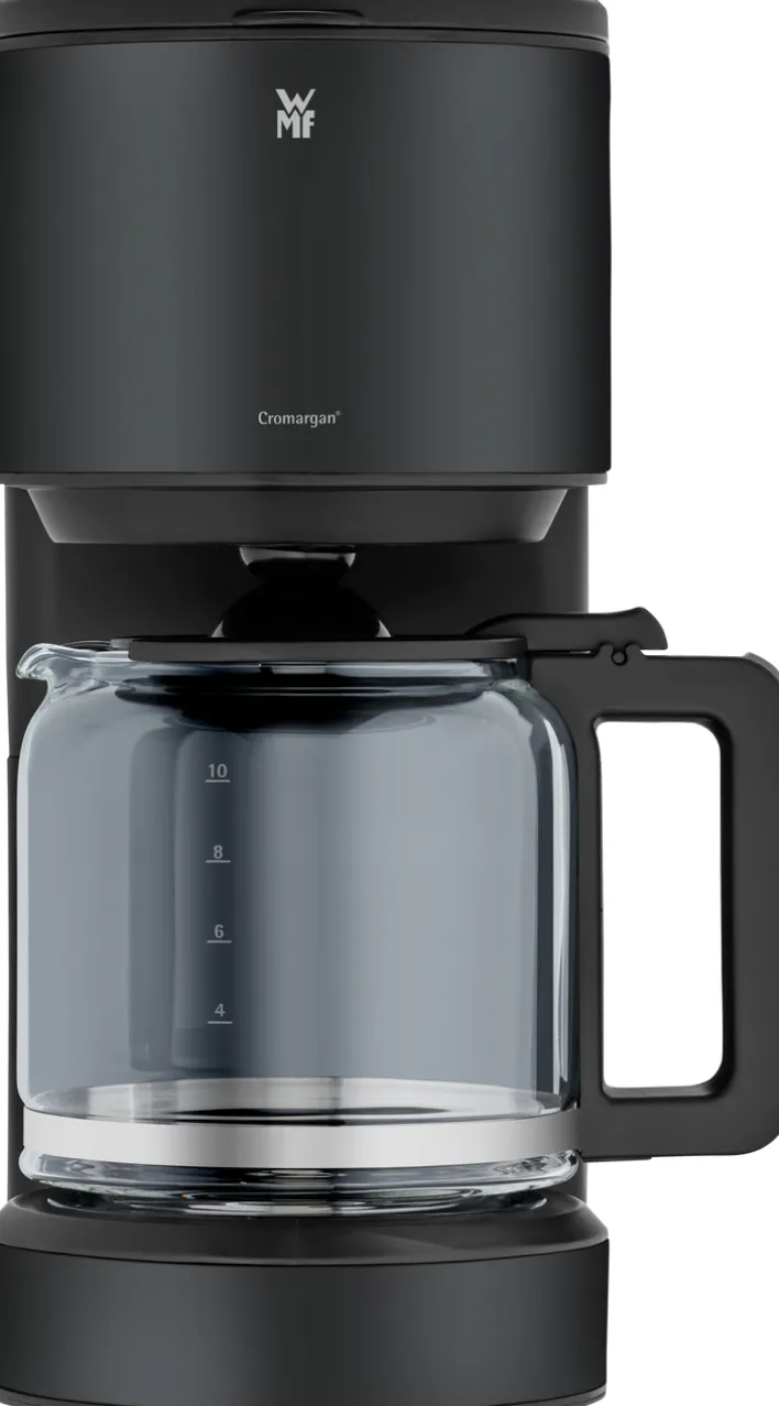 WMF Kaffeemaschine STELIO BLACK Glas Metall Deep Black