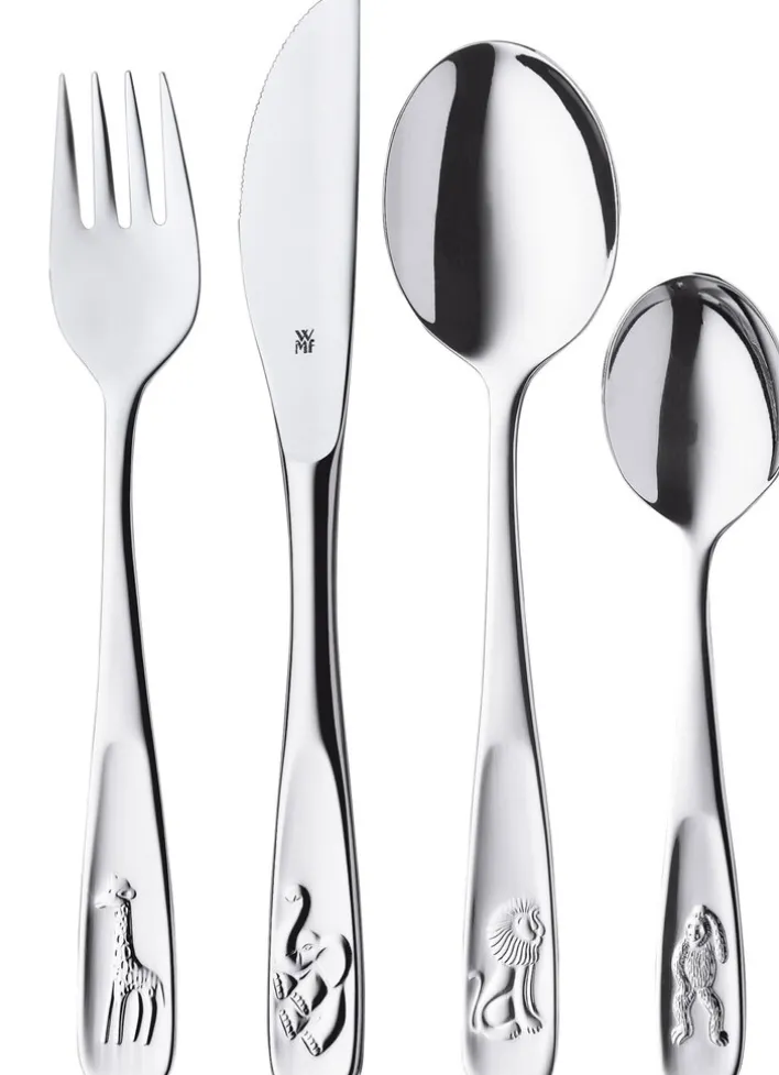 WMF Kinderbesteckset TIERE 4-teilig Edelstahl