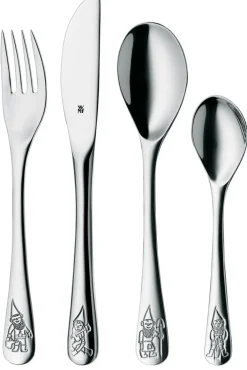 WMF Kinderbesteckset ZWERGE 4-teilig Edelstahl