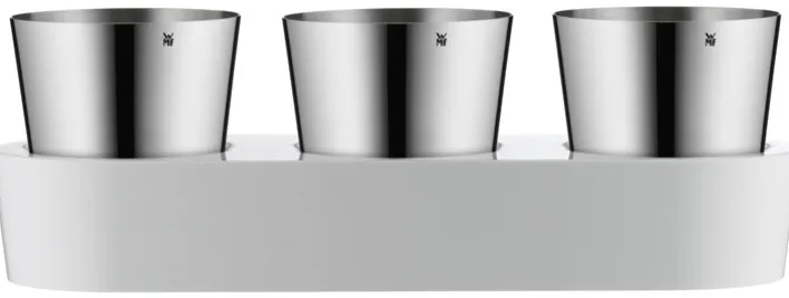 WMF Kräutergarten 3-teilig Edelstahl silberfarbig