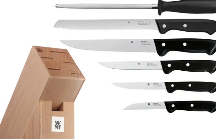 WMF Messerblock Set CLASSIC LINE 7-teilig braun