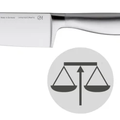 WMF Messer-Set GRAND GOURMET 3-teilig Edelstahl silberfarbig