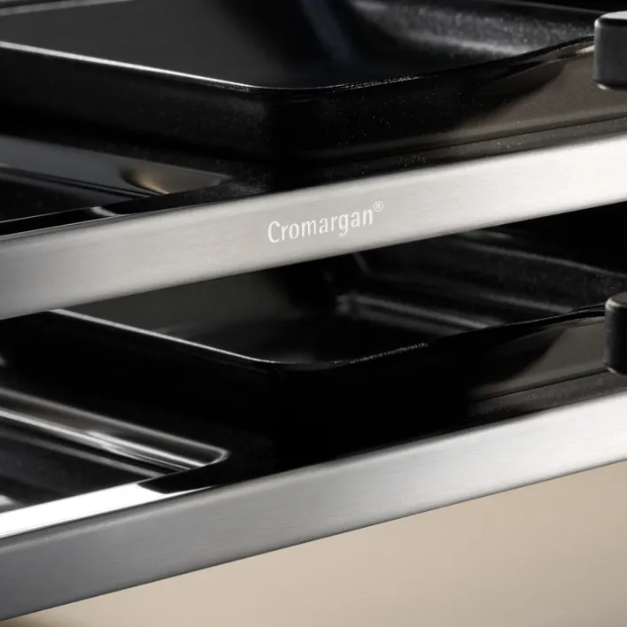 WMF Raclette für 8 LONO SELECTION Metall 44 x 24 x 13,2 cm Schwarz/Silberfarbig