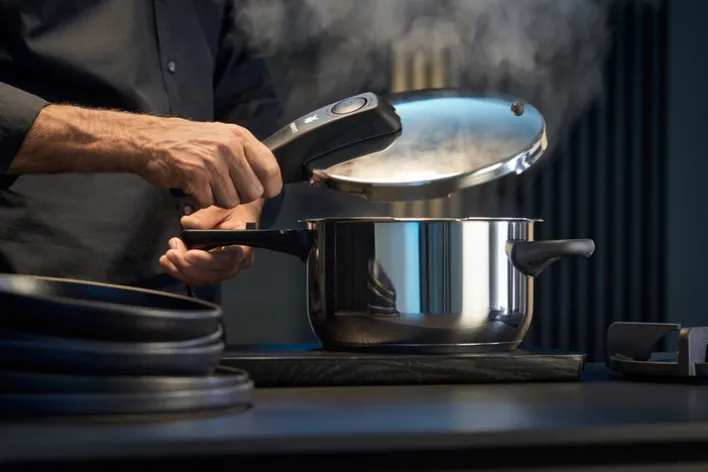 WMF Schnellkochtopf-Set PERFECT ONE POT 2-teilig Edelstahl