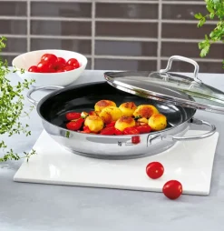 WMF Servierpfanne 26 cm Edelstahl silberfarbig