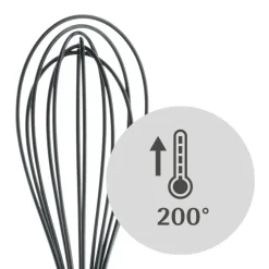 WMF Silikon-Schneebesen PROFI PLUS 25 cm schwarz/ silberfarbig