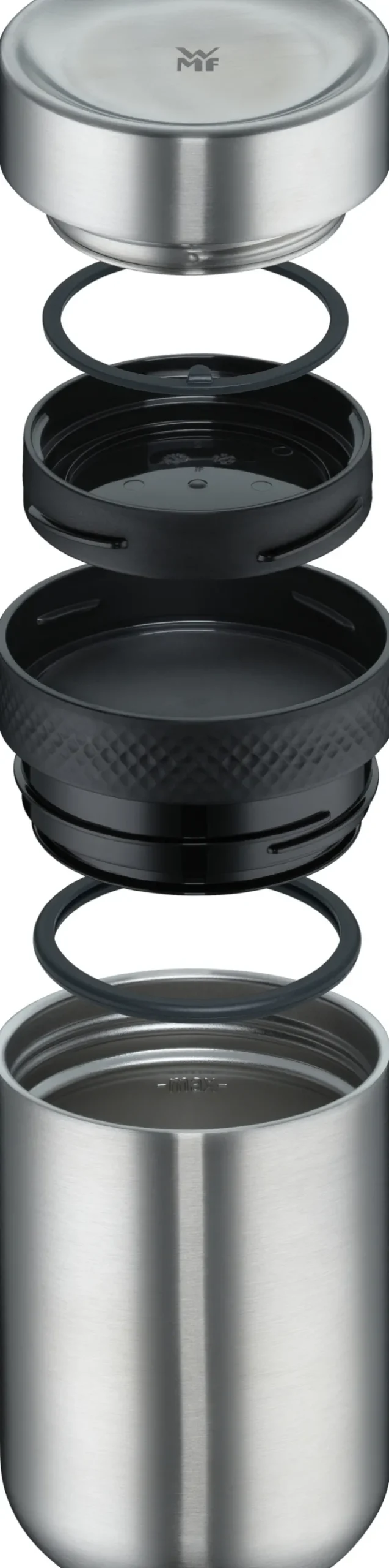 WMF Thermo Speisebehälter MY2GO 500+200 ml Edelstahl