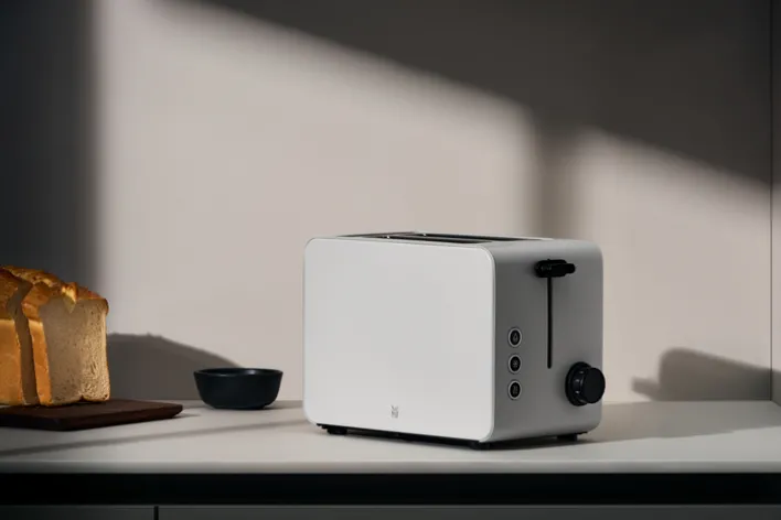 WMF Toaster STELIO PAPER Metall 32 x 18,5 x 21 cm Grau Matt