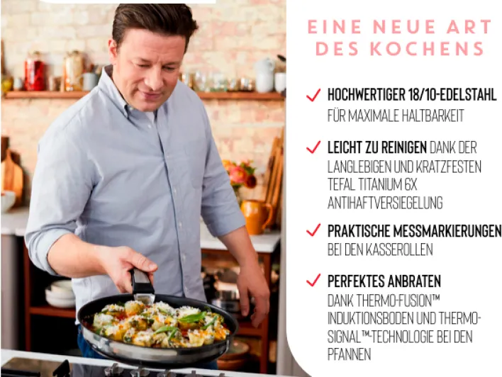 WMF Topfset JO COOK SMART Edelstahl 5-teilig Silberfarbig/Schwarz