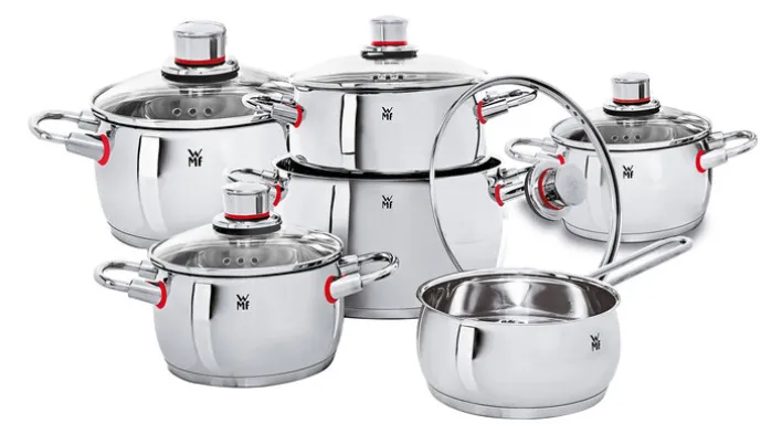 WMF Topfset QUALITY ONE 6-teilig Edelstahl silberfarbig
