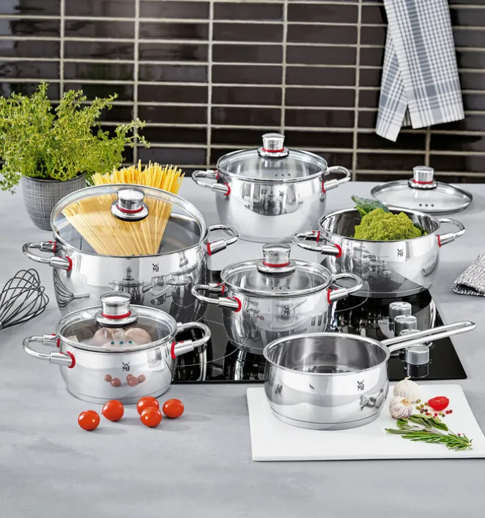 WMF Topfset QUALITY ONE 6-teilig Edelstahl silberfarbig