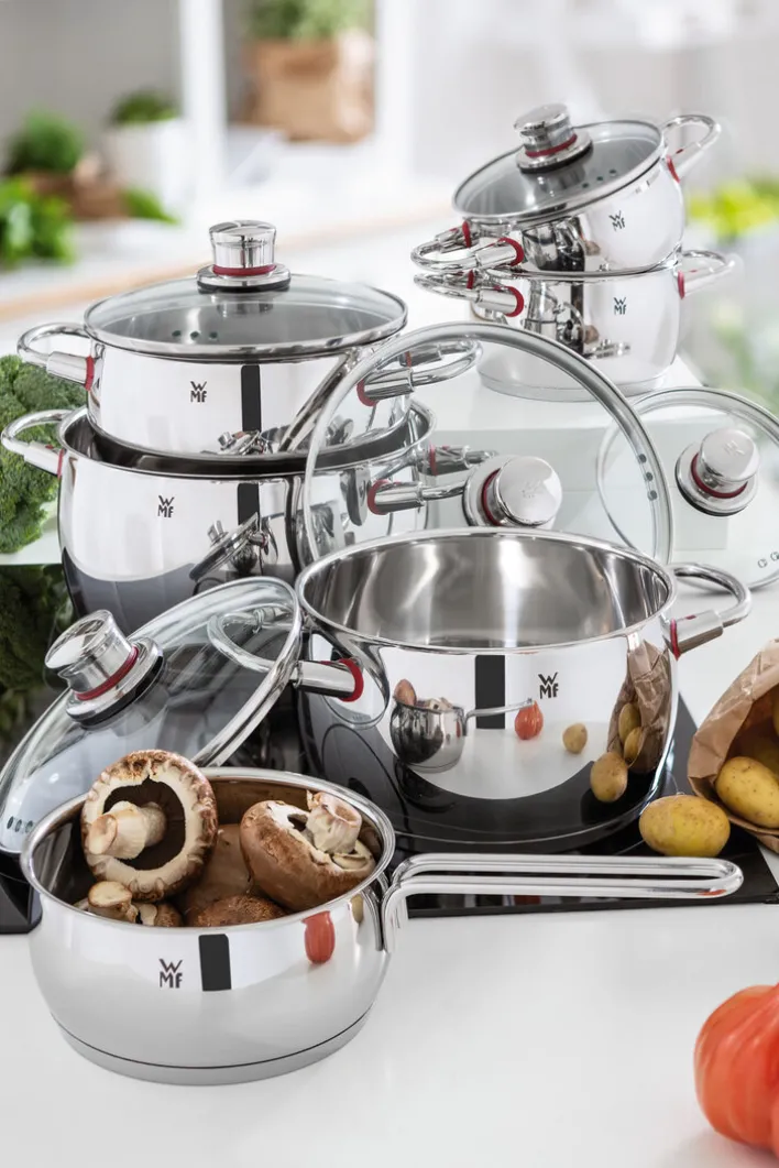 WMF Topfset QUALITY ONE 6-teilig Edelstahl silberfarbig