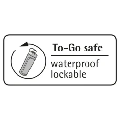 WMF Trinkflasche KULT X 600 ml transparent/ schwarz