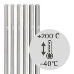 WMF Trinkhalm Set BARIC I 7-teilig Glas
