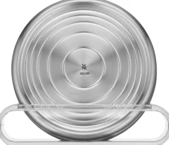 WMF Untersetzer LOFT BAR 6er Set rund 9,5 cm silberfarbig