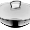 WMF Wok inklusive Glasdeckel 36 cm Edelstahl