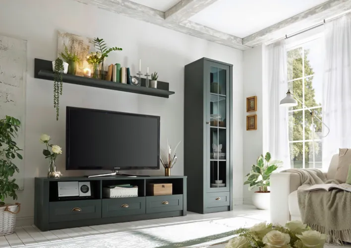 Wohnkombi A1 ASCOT 3-teilig 230x198 cm grün