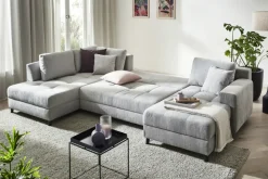 Wohnlandschaft FARIS 202 x 325 x 170 cm grau