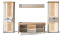 Wohnwand CALVA 342 cm Pinie Aurelio